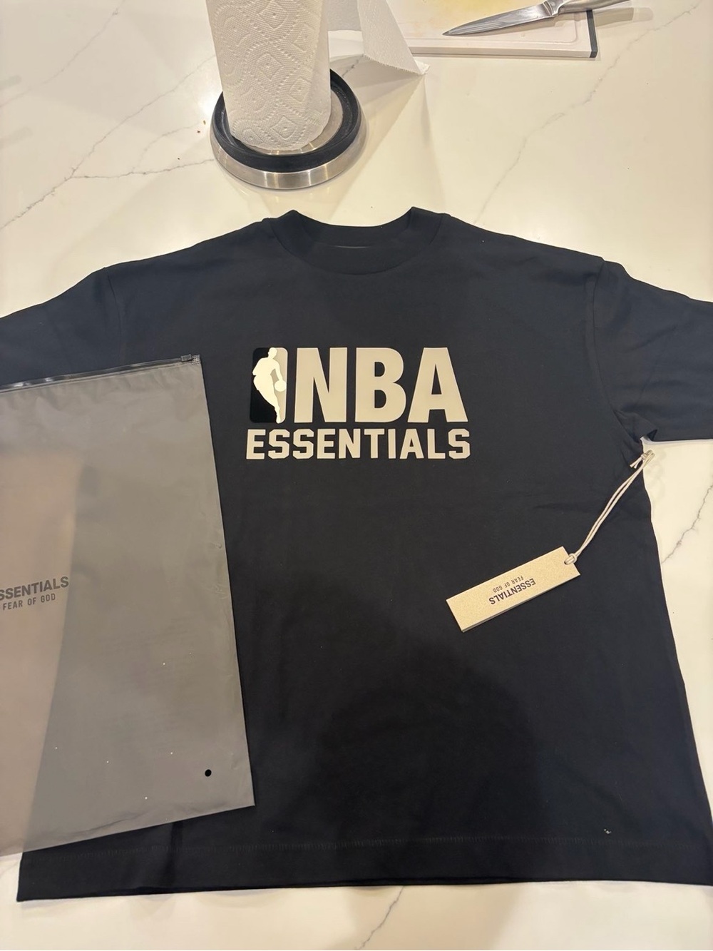 Fear of God Black NBA Essentials Short Sleeve Tee